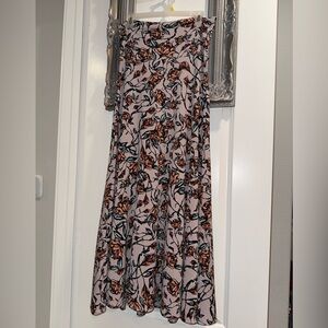 LuLaRoe Small Maxi Skirt w/ Roses, Vines ** Floral, Flowy and Gorgeous! **